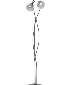 Efektowna lampa podłogowa z dwoma kloszami K-5119 z serii RUBI | Kaja*Sklep Kaja Discount