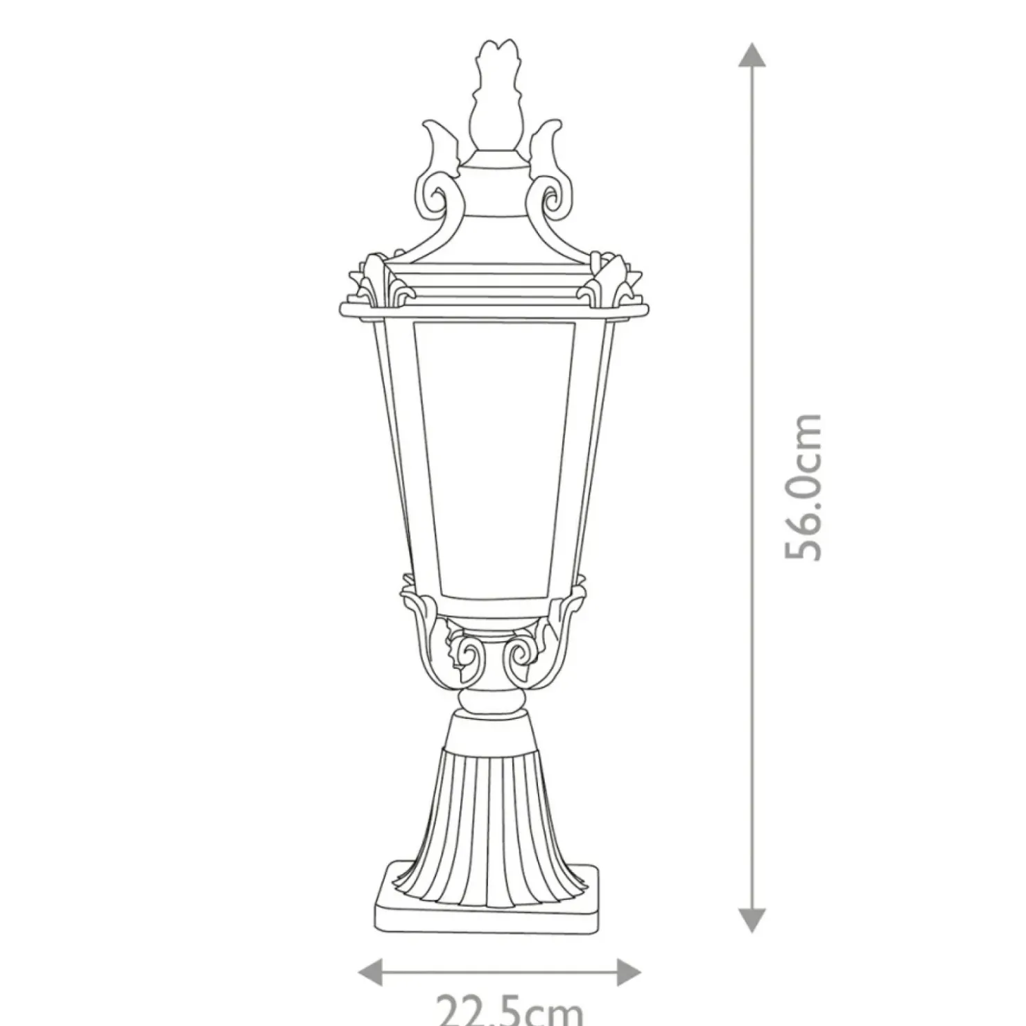 Efektowna lampa stojąca, czarna BT3-M z serii BALTIMORE*Sklep Kaja Cheap