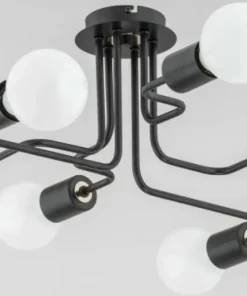 Fashion Sklep Kaja Efektowna lampa sufitowa do loftowych wnętrz AL 62184 | Kaja