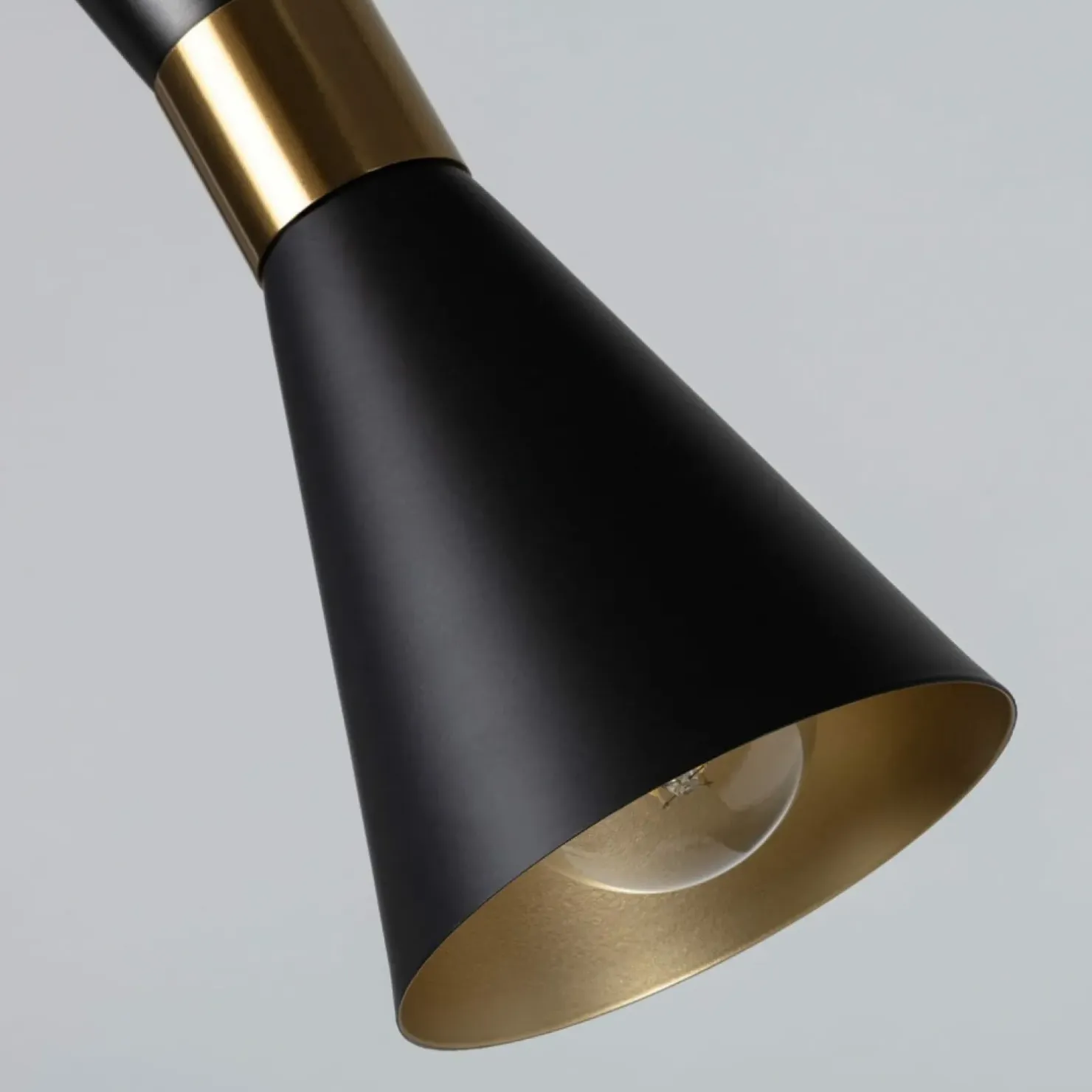 Shop Sklep Kaja Efektowna lampa sufitowa do sypialni ABR-ZZSAL3XE27 SALVATORE | Kaja czarny