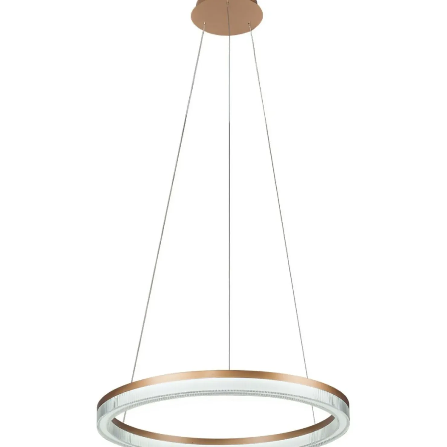 Outlet Sklep Kaja Efektowna lampa wisząca LP-033/1P L GD CRISTAL TRIANGLE MIDWAY | Kaja