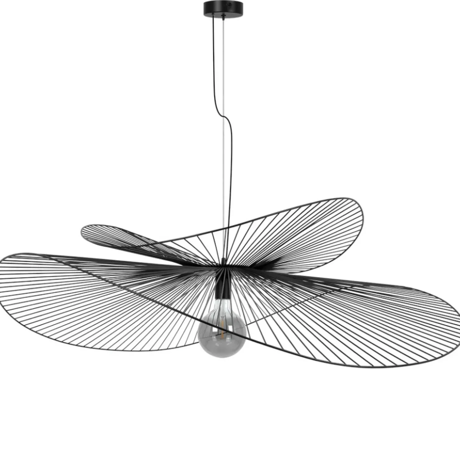 Sale Sklep Kaja Efektowna lampa wisząca w kształcie kapelusza KP-28 z serii KAPELUSZ czarny