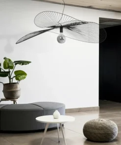 Sale Sklep Kaja Efektowna lampa wisząca w kształcie kapelusza KP-28 z serii KAPELUSZ czarny