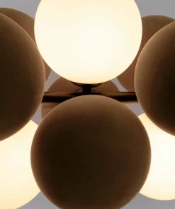Online Sklep Kaja Efektowna lampa wisząca z brązowymi kulami ABR-GRAPPA-H-B VINO | Kaja