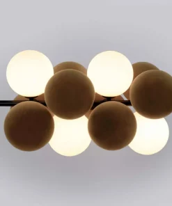 Online Sklep Kaja Efektowna lampa wisząca z brązowymi kulami ABR-GRAPPA-H-B VINO | Kaja