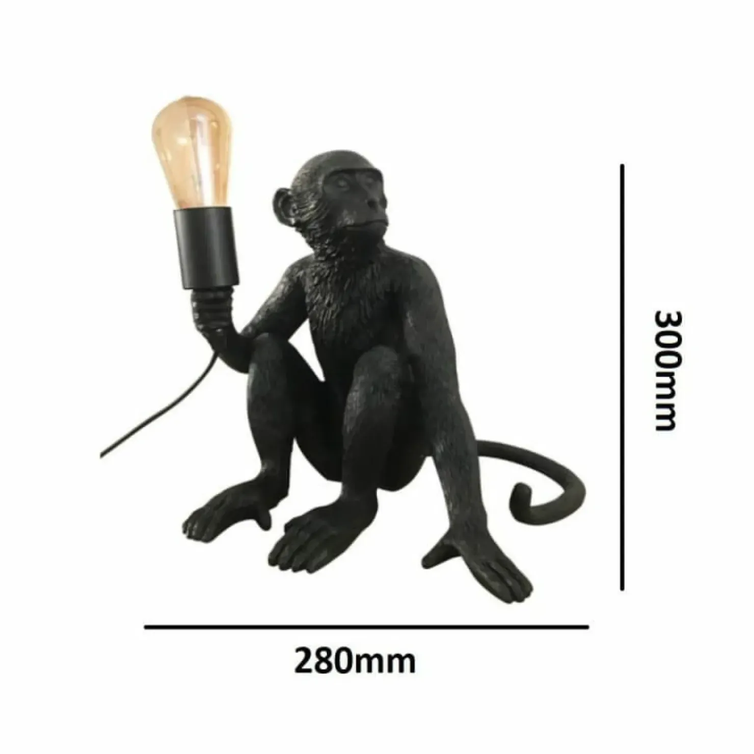 Efektowna lampka stołowa małpa ABR-KARD4-C MONKEY | Kaja Oświetlenie*Sklep Kaja Discount