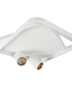 Efektowna, ledowa lampa sufitowa LP-0612/2C SQUARE WH PARMA | Kaja*Sklep Kaja Store