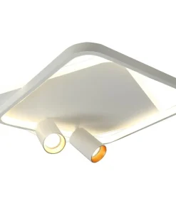 Efektowna, ledowa lampa sufitowa LP-0612/2C SQUARE WH PARMA | Kaja*Sklep Kaja Store
