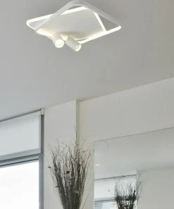 Efektowna, ledowa lampa sufitowa LP-0612/2C SQUARE WH PARMA | Kaja*Sklep Kaja Store