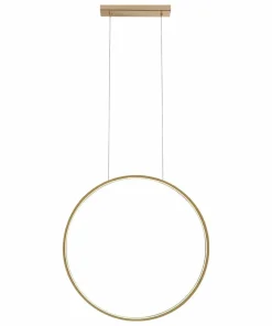 Cheap Sklep Kaja Efektowna, okrągła lampa wisząca ⌀57cm 3000K ANT 5304 AGARO | Kaja