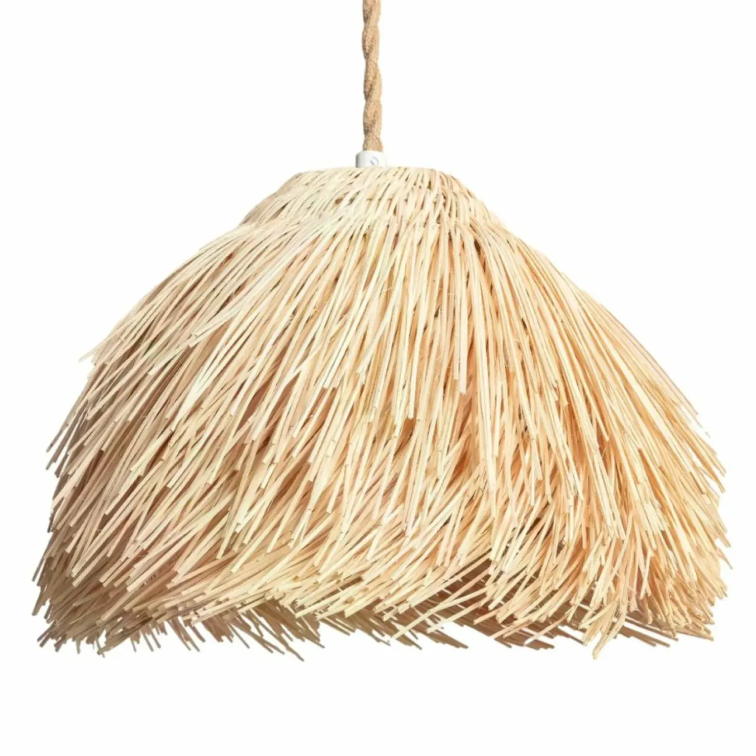 Discount Sklep Kaja Efektowna, rattanowa lampa wisząca ABR-LW10-BH-E27 BOHO | Kaja brązowy