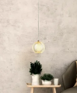 Best Sale Sklep Kaja Efektowna, złota lampa wisząca LED LP-2202/1P GD DIAMOND | Kaja