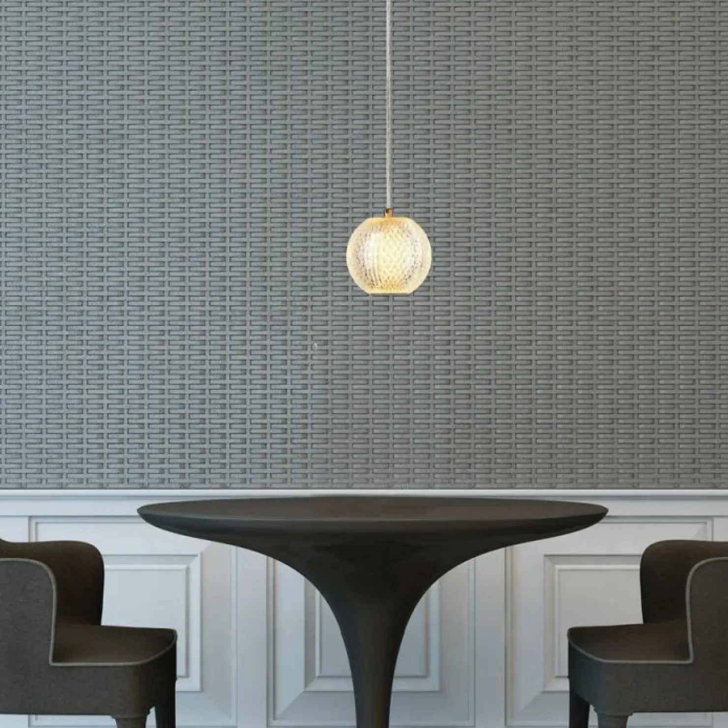Best Sale Sklep Kaja Efektowna, złota lampa wisząca LED LP-2202/1P GD DIAMOND | Kaja