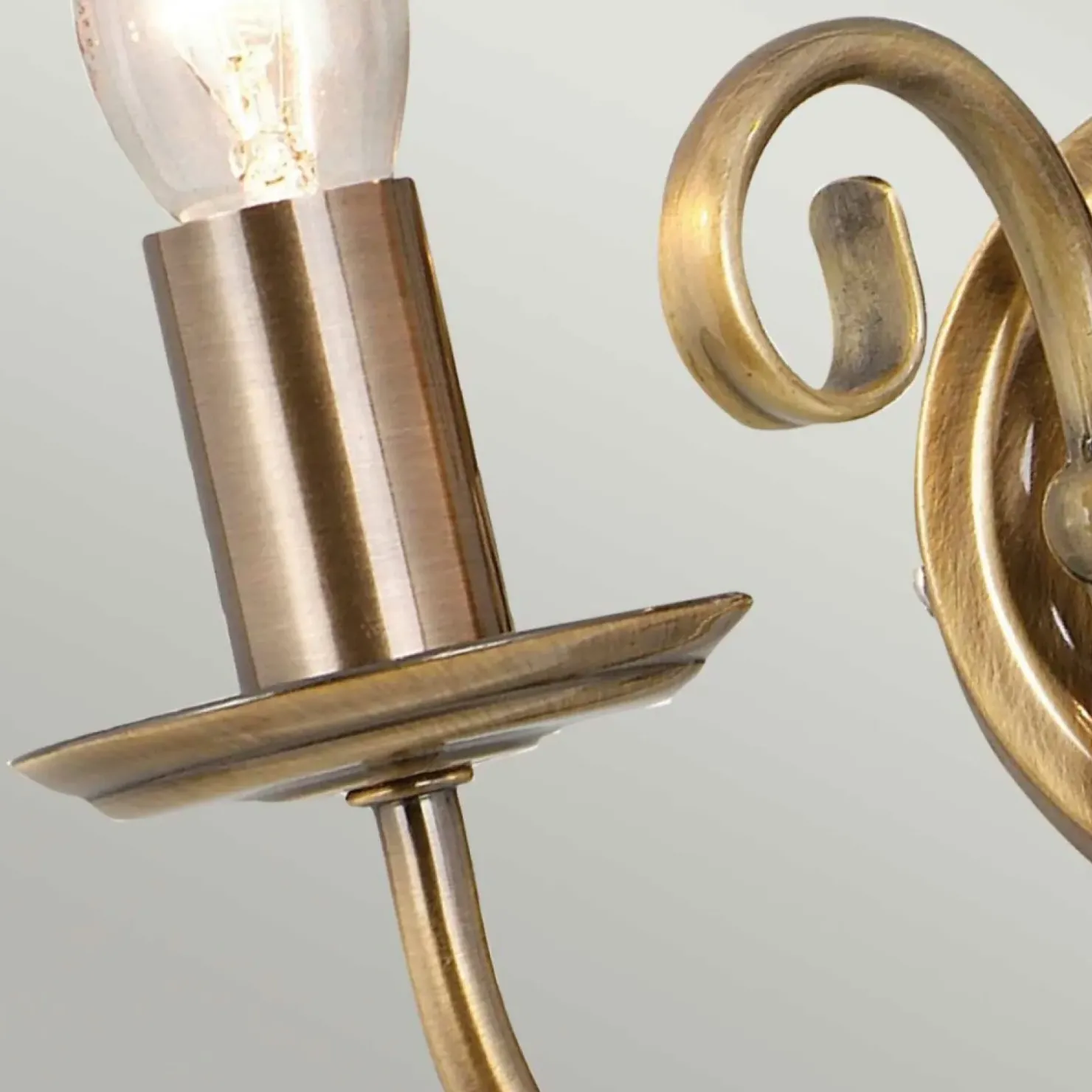 Efektowny kinkiet ścienny, mosiądz ART2-AGD-BRASS z serii ARTISAN*Sklep Kaja Shop