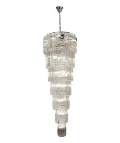 Discount Sklep Kaja Efektowny, kryształowy, długi żyrandol ZM 18006-69-CHR LUXE | Kaja