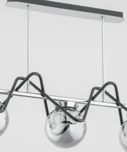 Fashion Sklep Kaja Ekstrawagancka lampa sufitowa w chromie AL 62100 | Kaja