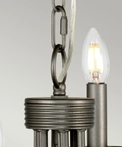 Ekstrawagancka lampa wisząca, rdzawe żelazo CROWN9 z serii CROWN*Sklep Kaja Fashion