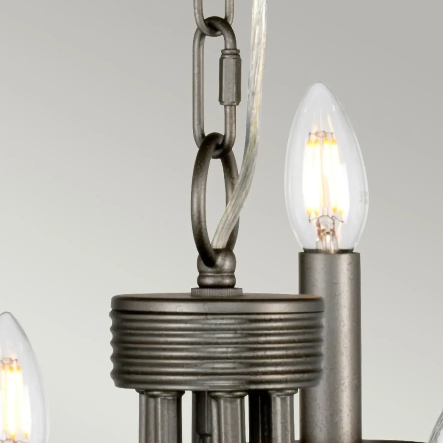 Ekstrawagancka lampa wisząca, rdzawe żelazo CROWN9 z serii CROWN*Sklep Kaja Fashion