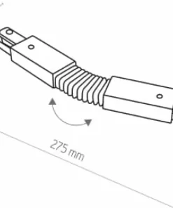 Elastyczny łacznik do szyny 1-obwodowej TK 4072 TRACER | Kaja*Sklep Kaja Discount