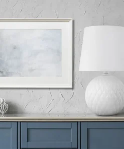 Elegancka, biała lampka stołowa TK 16046 SANTANA WHITE | Kaja*Sklep Kaja Sale