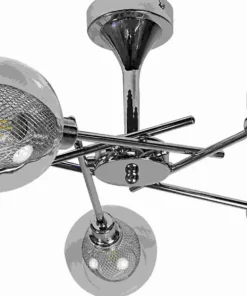 Cheap Sklep Kaja Elegancka, chromowana lampa do salonu 35-72252 z serii OZZO | Kaja chromowy