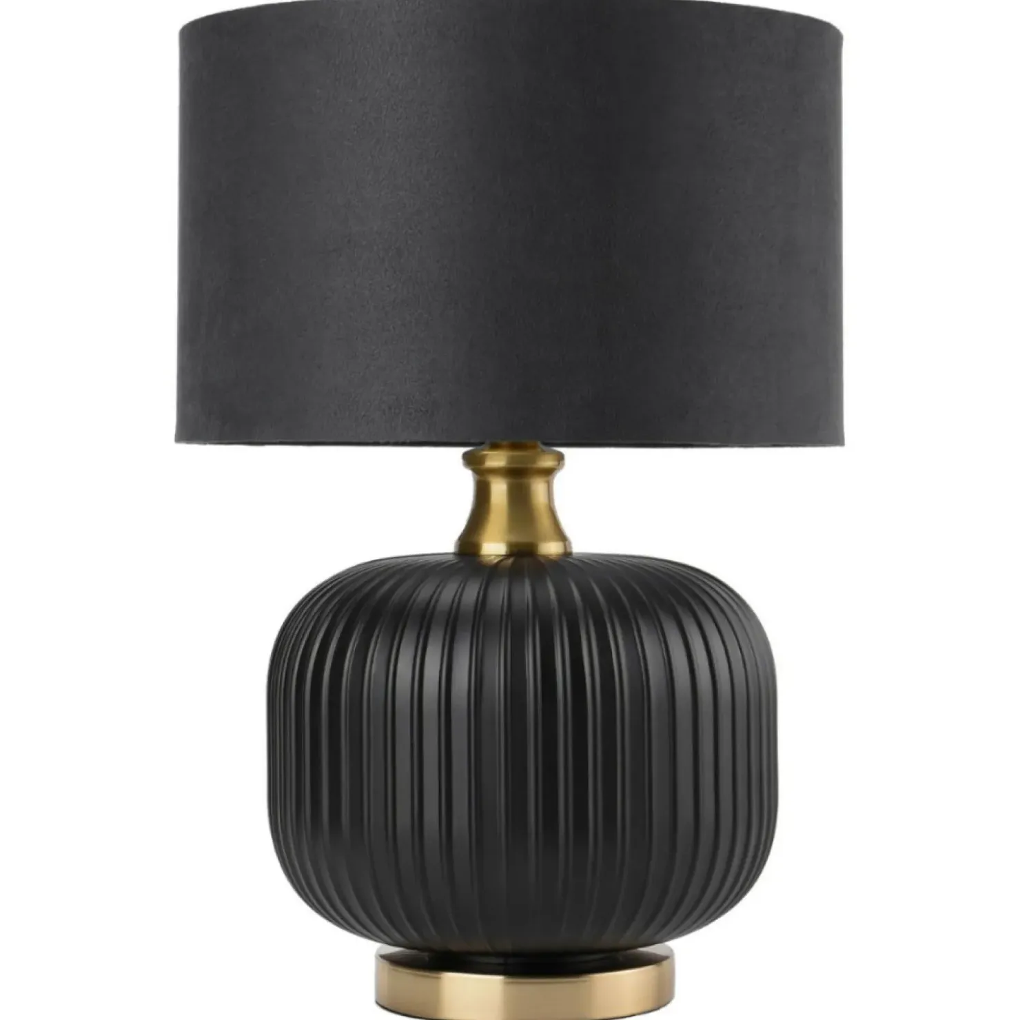 Elegancka, czarno-złota lampka stołowa LP-1515/1T SMALL z serii TAMIZA*Sklep Kaja Outlet
