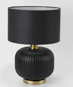Elegancka, czarno-złota lampka stołowa LP-1515/1T SMALL z serii TAMIZA*Sklep Kaja Outlet
