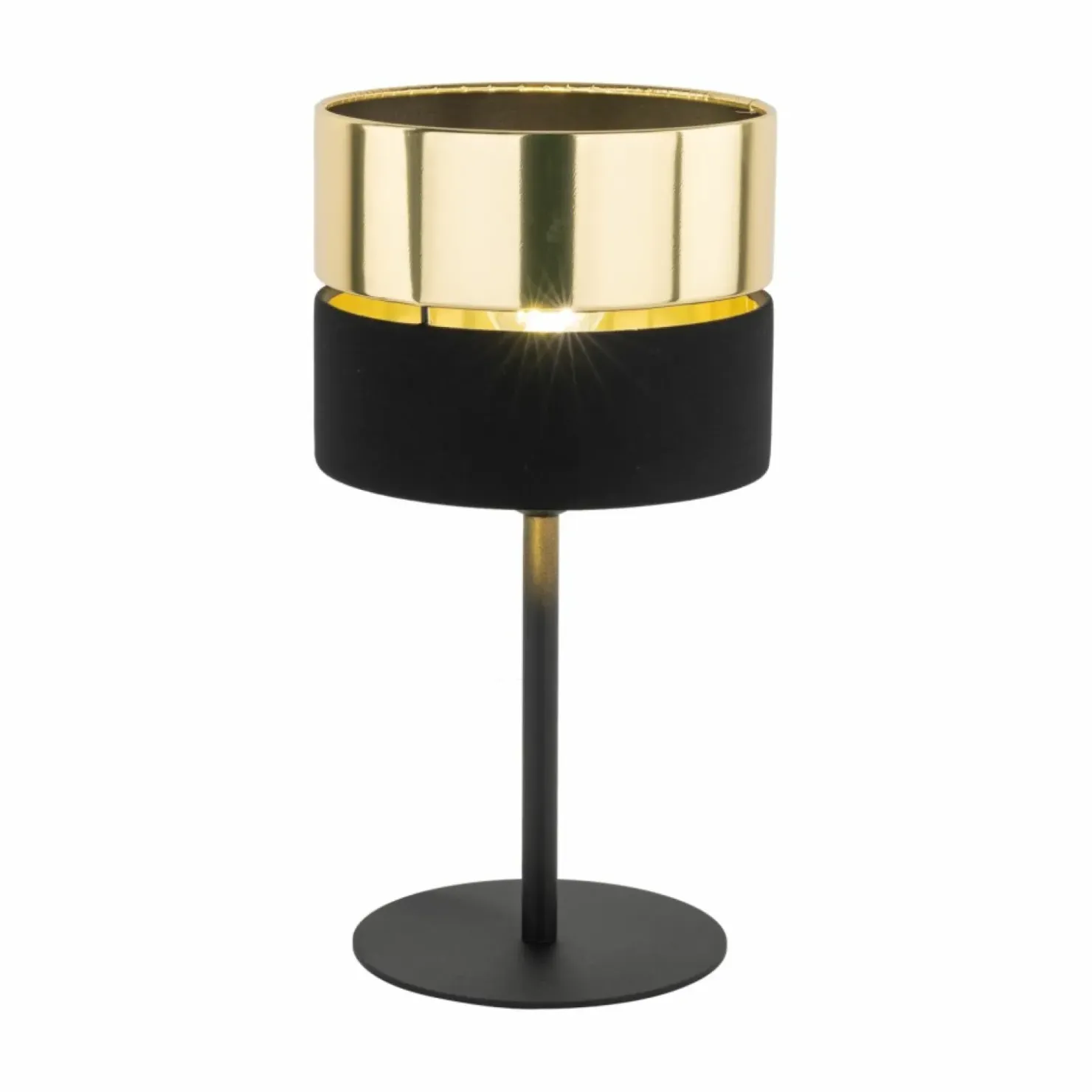 Elegancka, czarno-złota lampka nocna TK 16051 HILTON | Kaja*Sklep Kaja Flash Sale