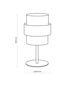 Elegancka, czarno-złota lampka nocna TK 4705 z serii CALISTO NEW*Sklep Kaja Best