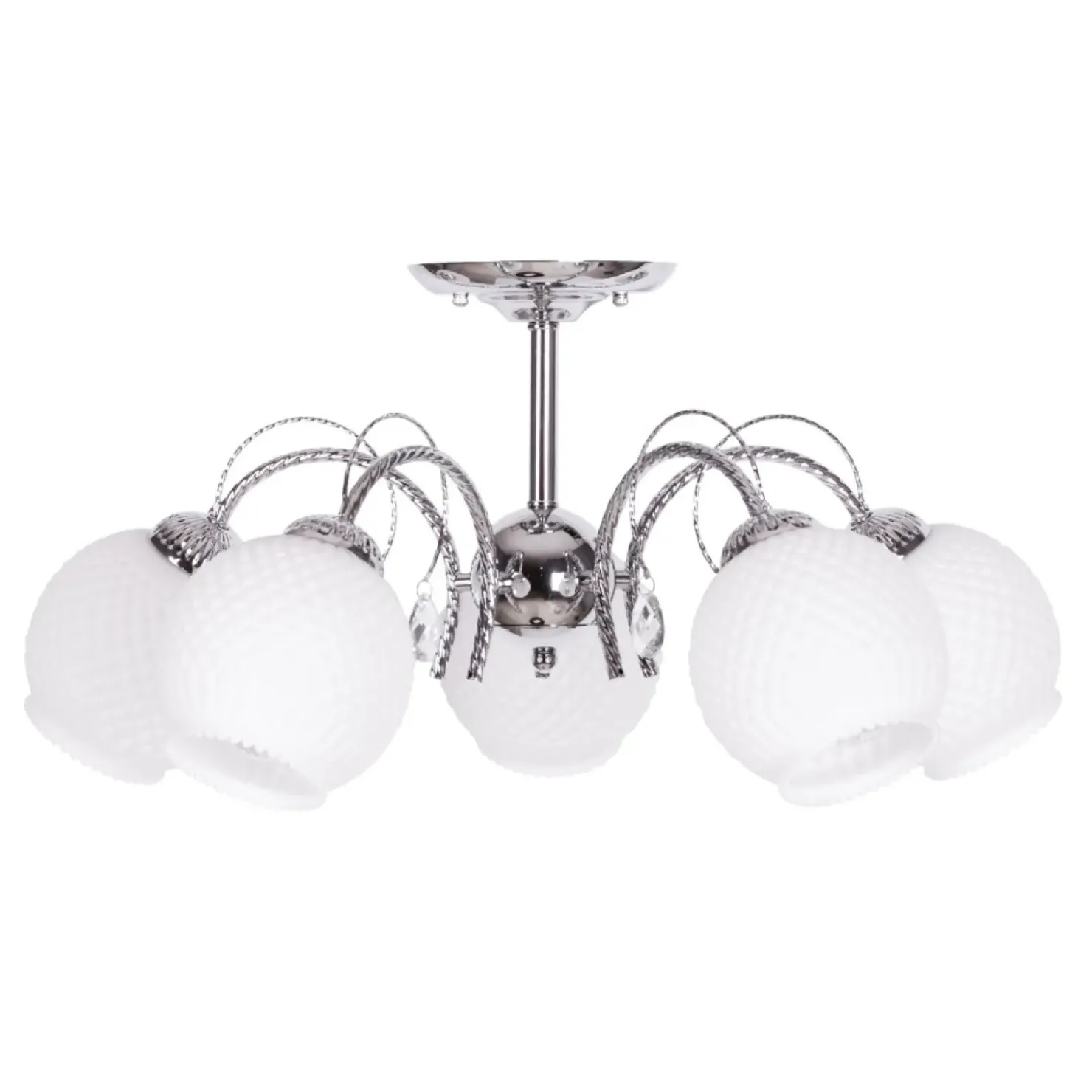 Elegancka, duża lampa sufitowa K-JSL-6554/5 CHR SUSAN | Kaja*Sklep Kaja Store