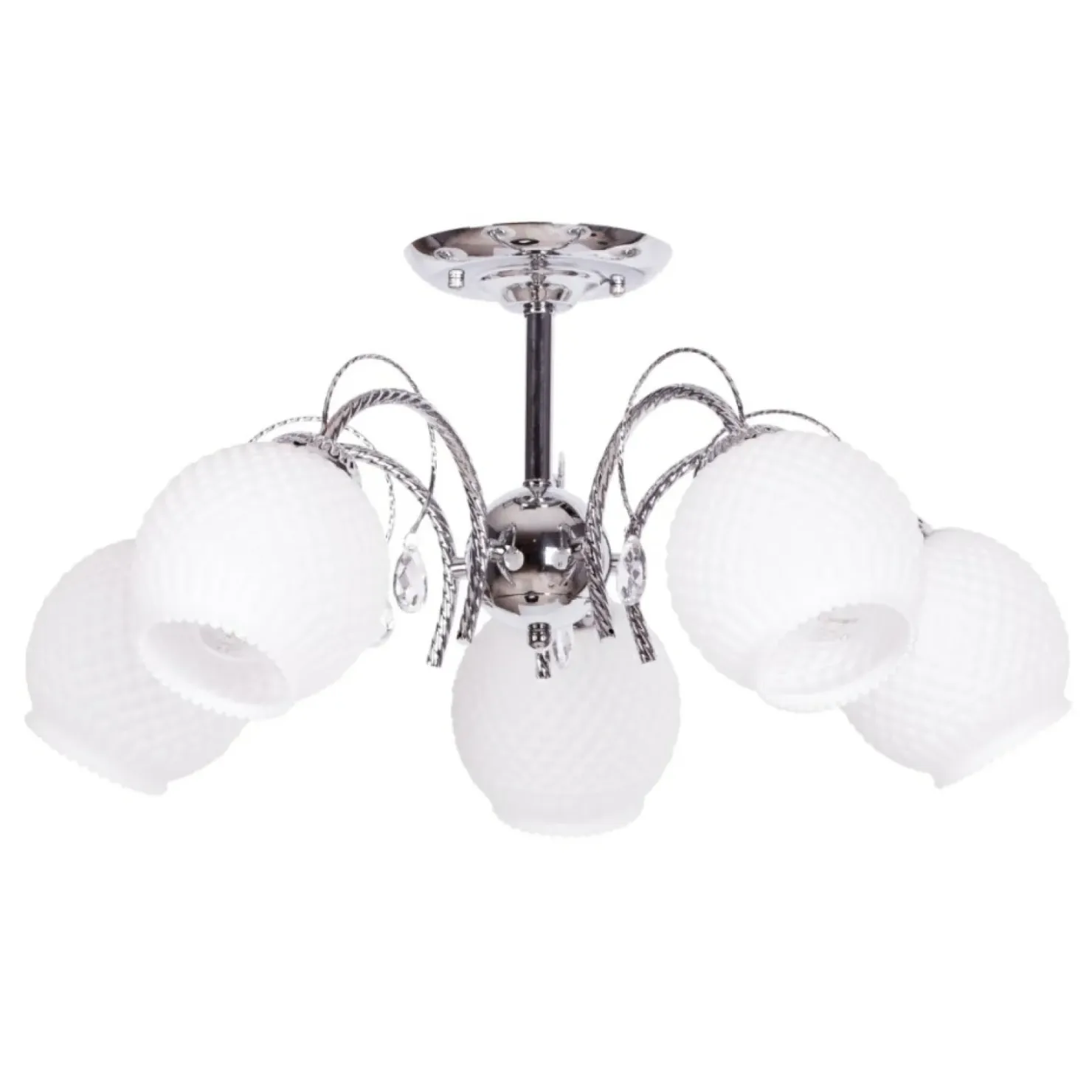Elegancka, duża lampa sufitowa K-JSL-6554/5 CHR SUSAN | Kaja*Sklep Kaja Store