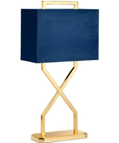 Elegancka, granatowa lampa stołowa CROSS-TL z serii CROSS*Sklep Kaja Flash Sale
