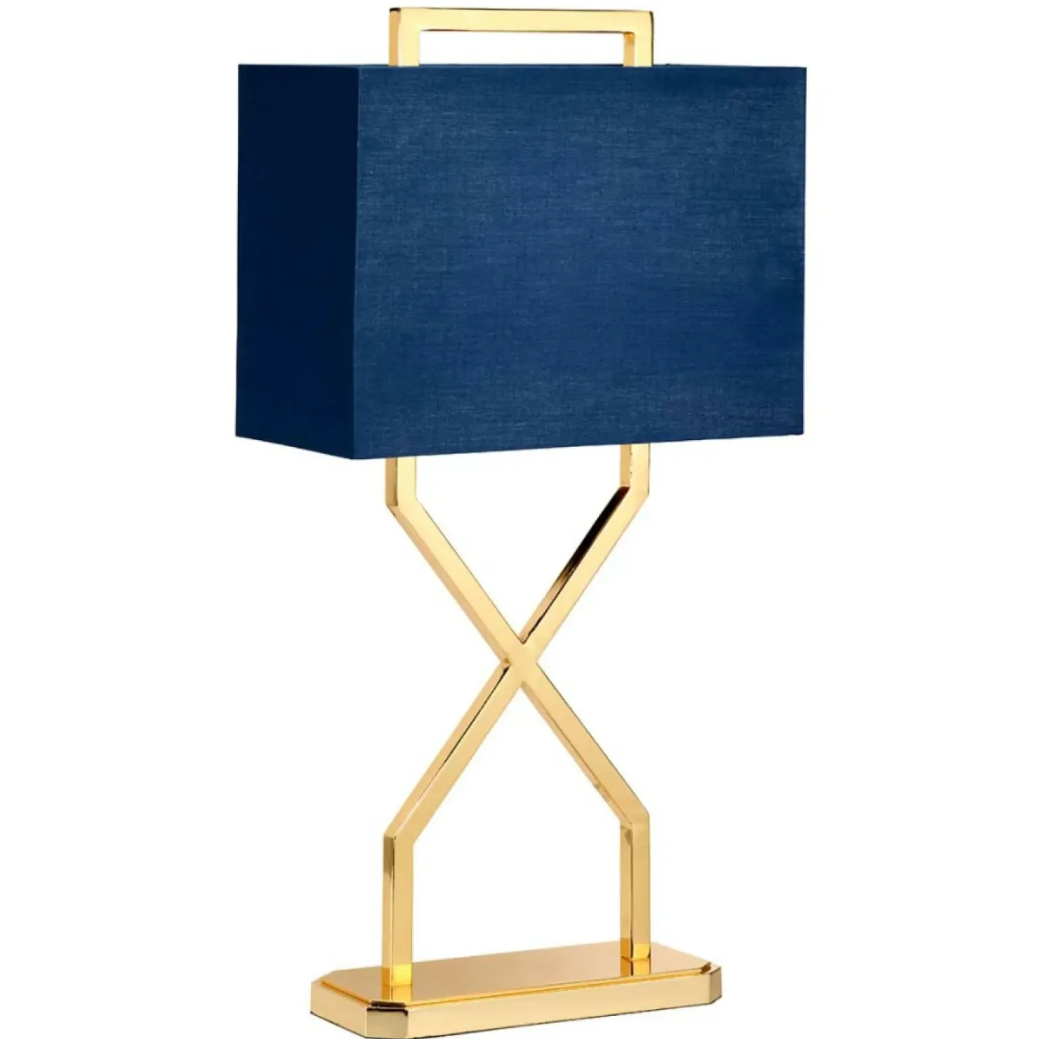 Elegancka, granatowa lampa stołowa CROSS-TL z serii CROSS*Sklep Kaja Flash Sale