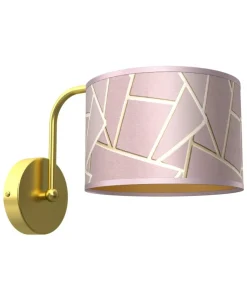 Elegancka lampa ścienna, różowy kinkiet MLP7583 z serii ZIGGY | Kaja Oświetlenie*Sklep Kaja Store