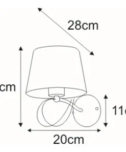 Elegancka lampa na pozłacanym ramieniu K-4082 SOFIA | Kaja Oświetlenie*Sklep Kaja Best Sale