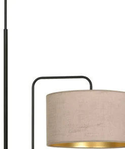 Elegancka lampa podłogowa z różowym abażurem 1053/LP1 HILDE | Kaja*Sklep Kaja Clearance