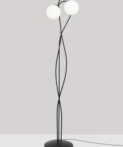 Elegancka lampa podłogowa, dwa punkty świetlne K-5353 z serii NELA*Sklep Kaja Clearance