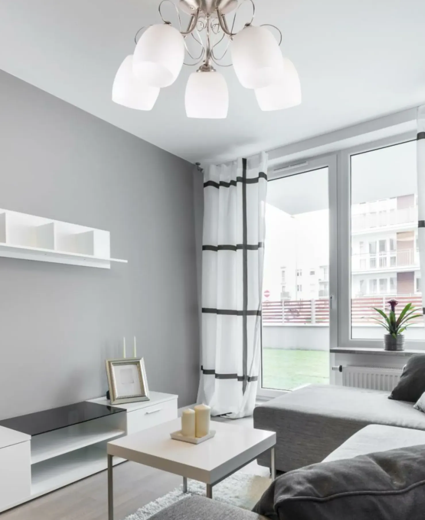 Best Sale Sklep Kaja Elegancka lampa sufitowa do salonu 35-79251 AMBA | Kaja Oświetlenie chromowy