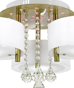 Fashion Sklep Kaja Elegancka lampa sufitowa LED DRS8006/3 21QG ANTILA | Kaja Oświetlenie patyna