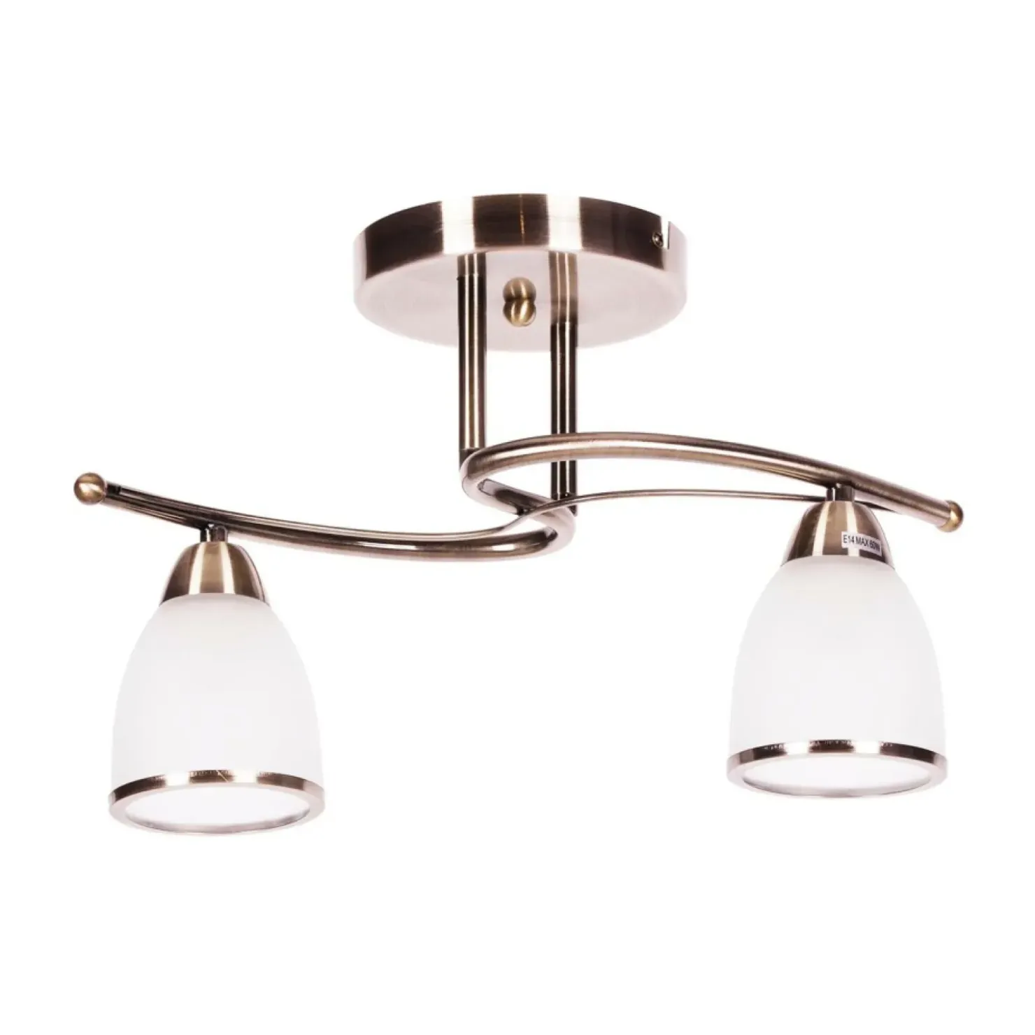 Elegancka lampa sufitowa K-JSL-8090/2 AB SAMIRA | Kaja Oświetlenie*Sklep Kaja Online