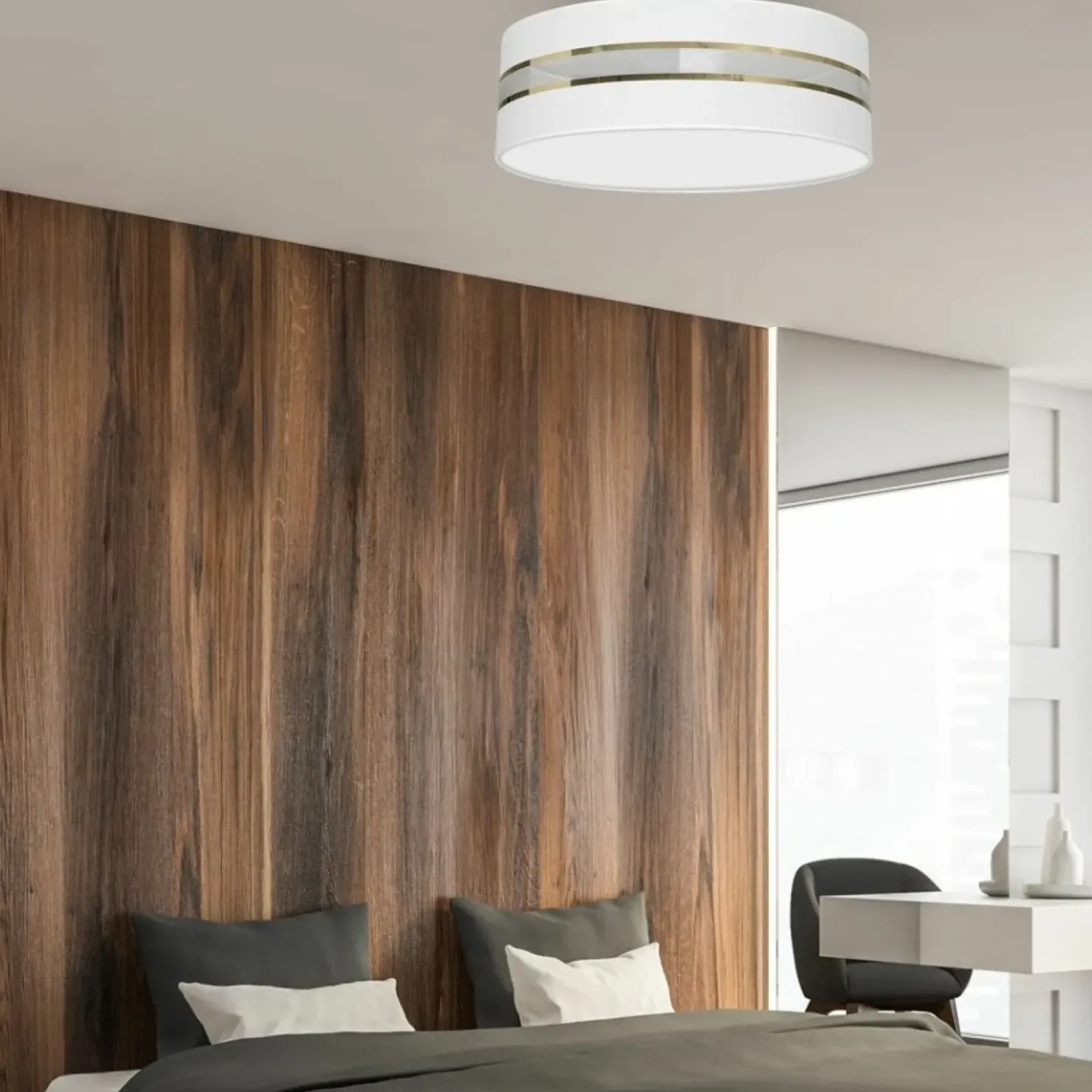 Elegancka lampa sufitowa, okrągły plafon MLP7352 z serii ULTIMO | Kaja Oświetlen*Sklep Kaja Clearance