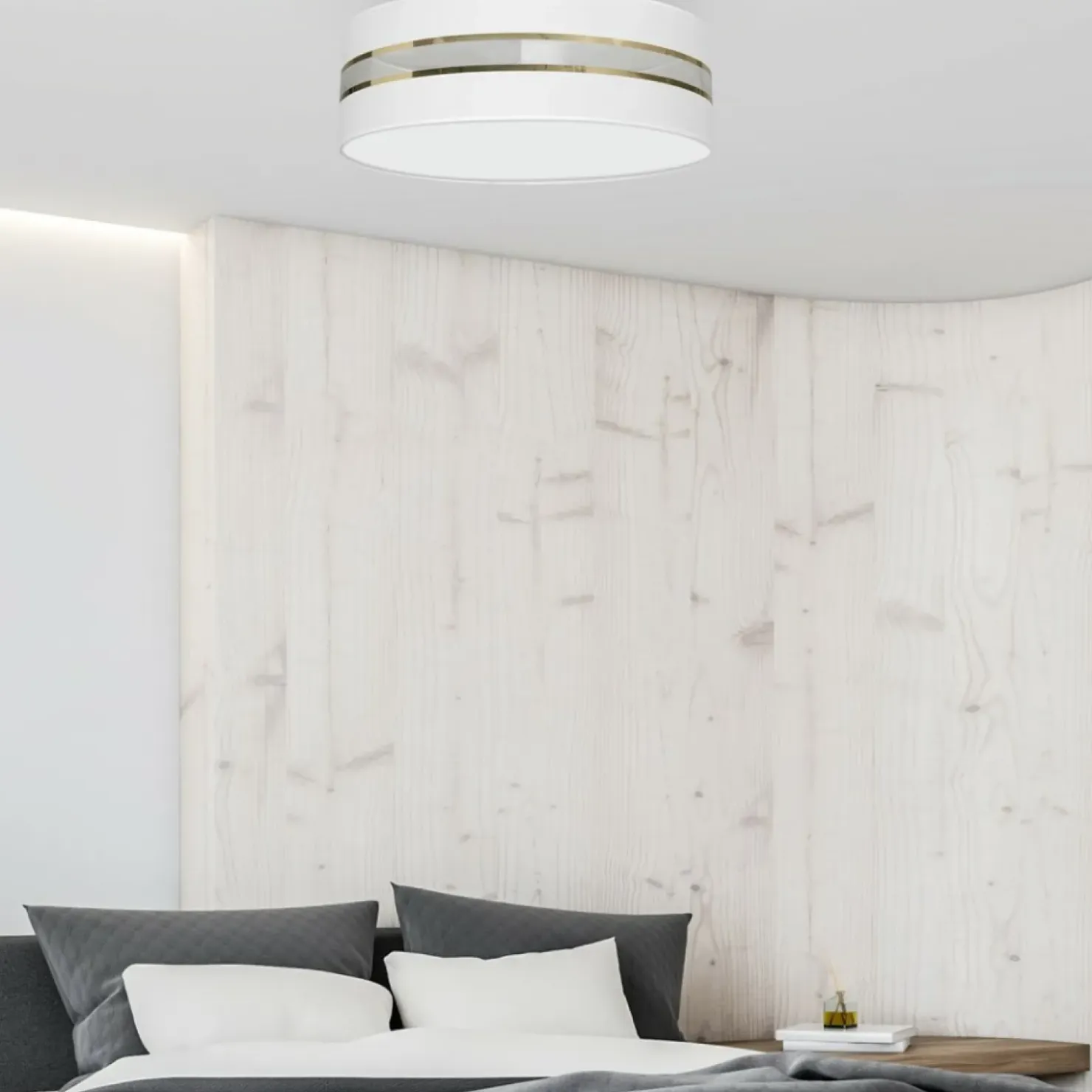 Elegancka lampa sufitowa, okrągły plafon MLP7352 z serii ULTIMO | Kaja Oświetlen*Sklep Kaja Clearance