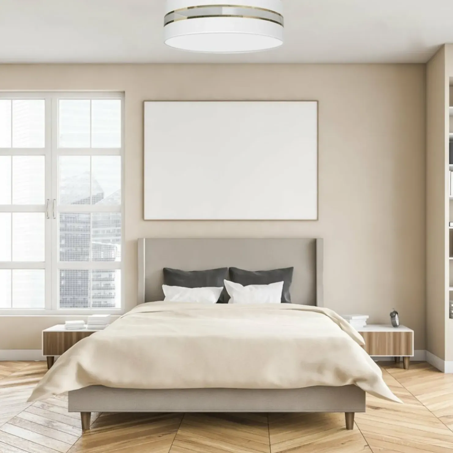 Elegancka lampa sufitowa, okrągły plafon MLP7352 z serii ULTIMO | Kaja Oświetlen*Sklep Kaja Clearance