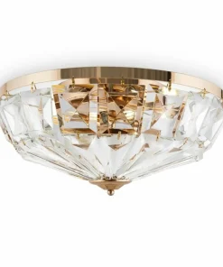 Elegancka lampa sufitowa glamour ⌀48,5cm MOD094CL-06G z serii FACET*Sklep Kaja Store