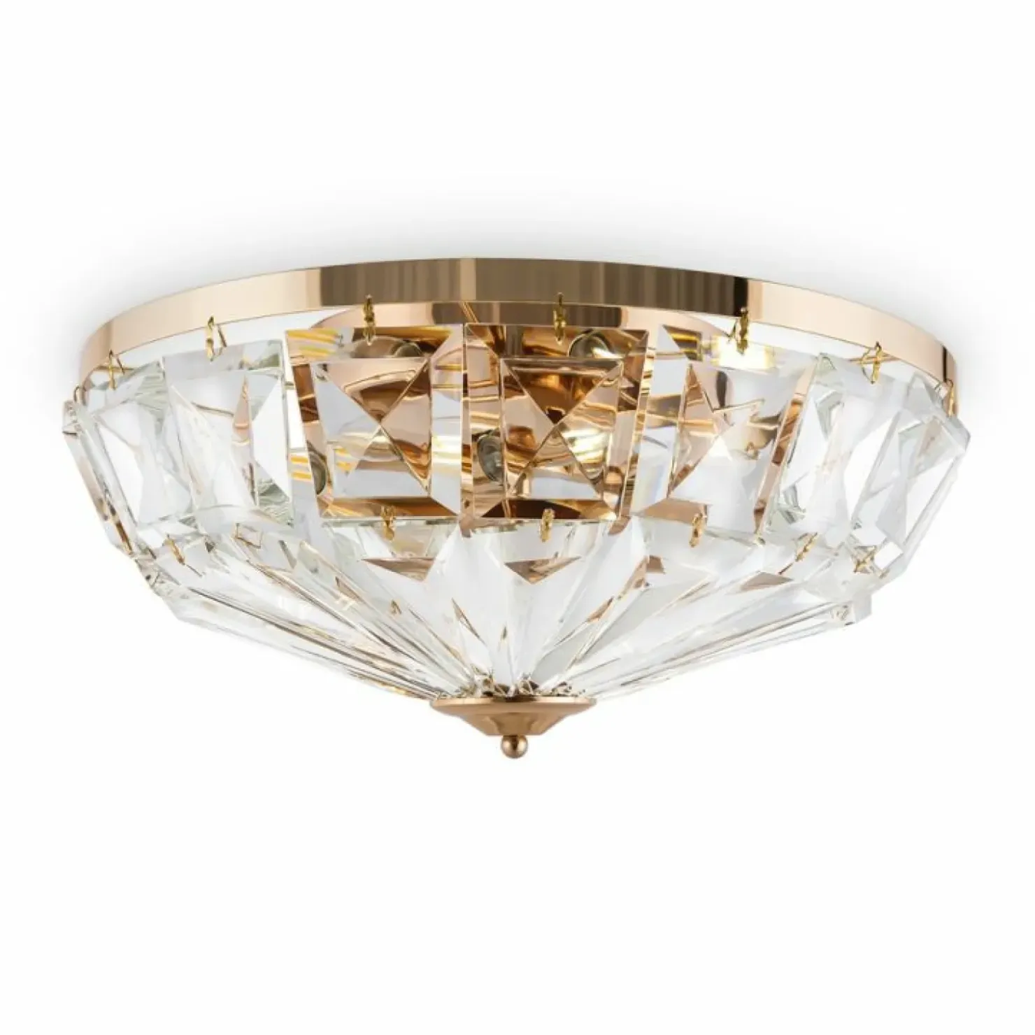 Elegancka lampa sufitowa glamour ⌀48,5cm MOD094CL-06G z serii FACET*Sklep Kaja Store