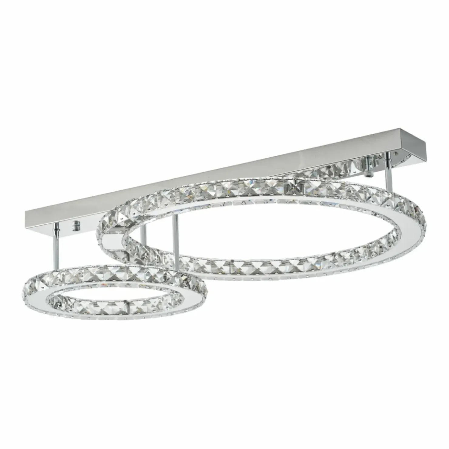 Elegancka lampa sufitowa, dwa koła MX3713-2-3CT GIRONA | Kaja*Sklep Kaja Hot