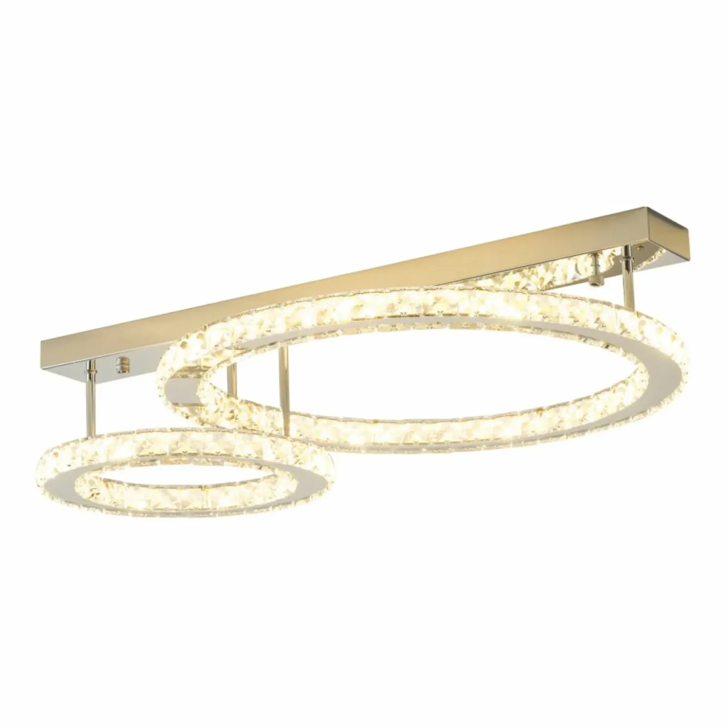 Elegancka lampa sufitowa, dwa koła MX3713-2-3CT GIRONA | Kaja*Sklep Kaja Hot