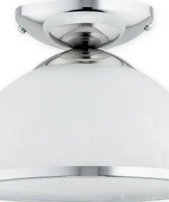 Elegancka lampa sufitowa z białym kloszem O3132 P1 CH | Kaja*Sklep Kaja Hot