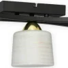 Elegancka lampa sufitowa z kloszami O3263 P3 CZA + ZL z serii TALAR*Sklep Kaja Cheap