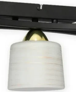 Elegancka lampa sufitowa z kloszami O3263 P3 CZA + ZL z serii TALAR*Sklep Kaja Cheap